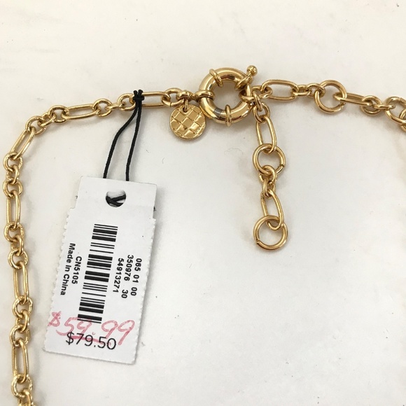 TALBOTS Statement Necklace Leopard Print Black and Gold - Picture 11 of 15